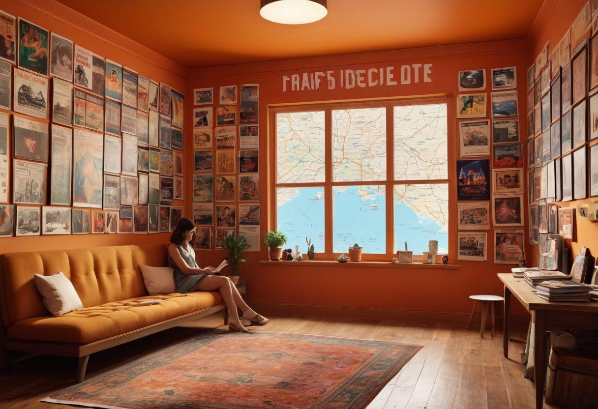 A thoughtful individual exploring a diverse array of adult film genres, surrounded by a library of film posters and reviews. In the background, a map highlights different cultural perspectives on adult films, with vivid illustrations representing various genres. The setting is cozy and inviting, suggesting a safe space for exploration and learning. Soft lighting enhances the ambiance, creating a curious and introspective mood. vibrant colors. warm tones. 3D.